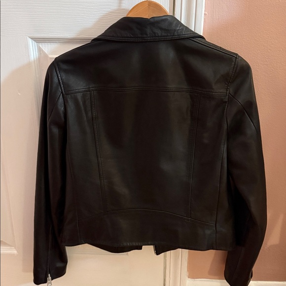 ALLSAINTS Dalby Leather Biker Jacket - Picture 3 of 3